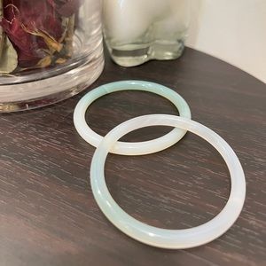 Jingle Jade Bracelet - half mountain half lake